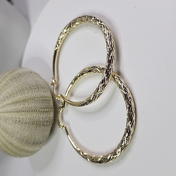 Gold Filled Hoop Earrings - Picture 3 of 10